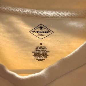 St. John's Bay Cream Cotton Blend Tee